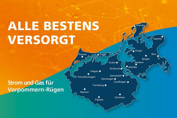 Strom und Gas für Vorpommern Rügen