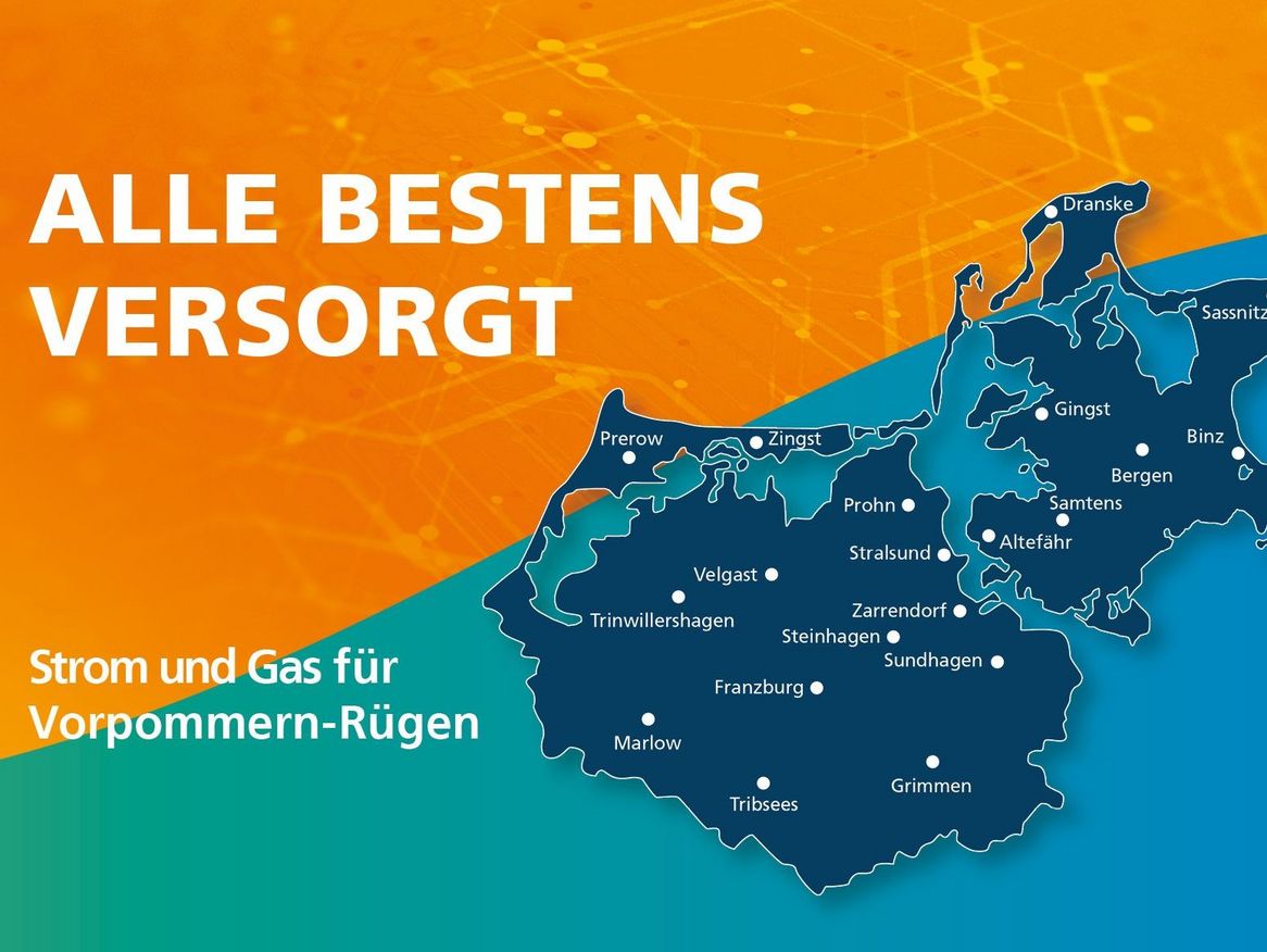 Strom und Gas für Vorpommern Rügen