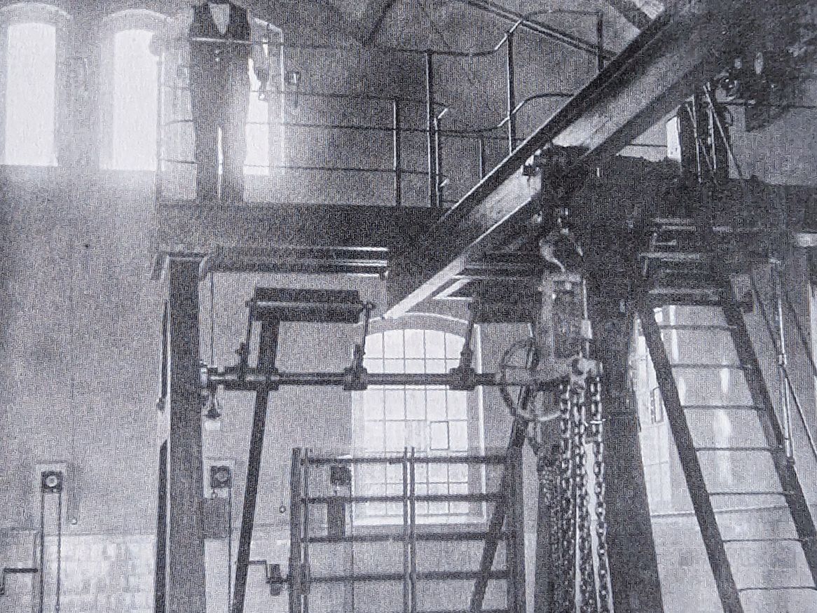 Kläranlage am Nassen Dreieck um 1945