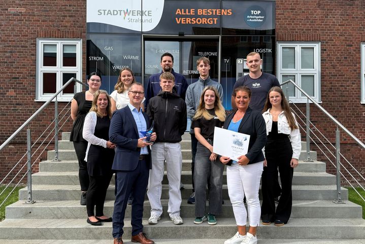 Die Stadtwerke sind erneut zum Top-Ausbildungsbetrieb ernannt worden. 