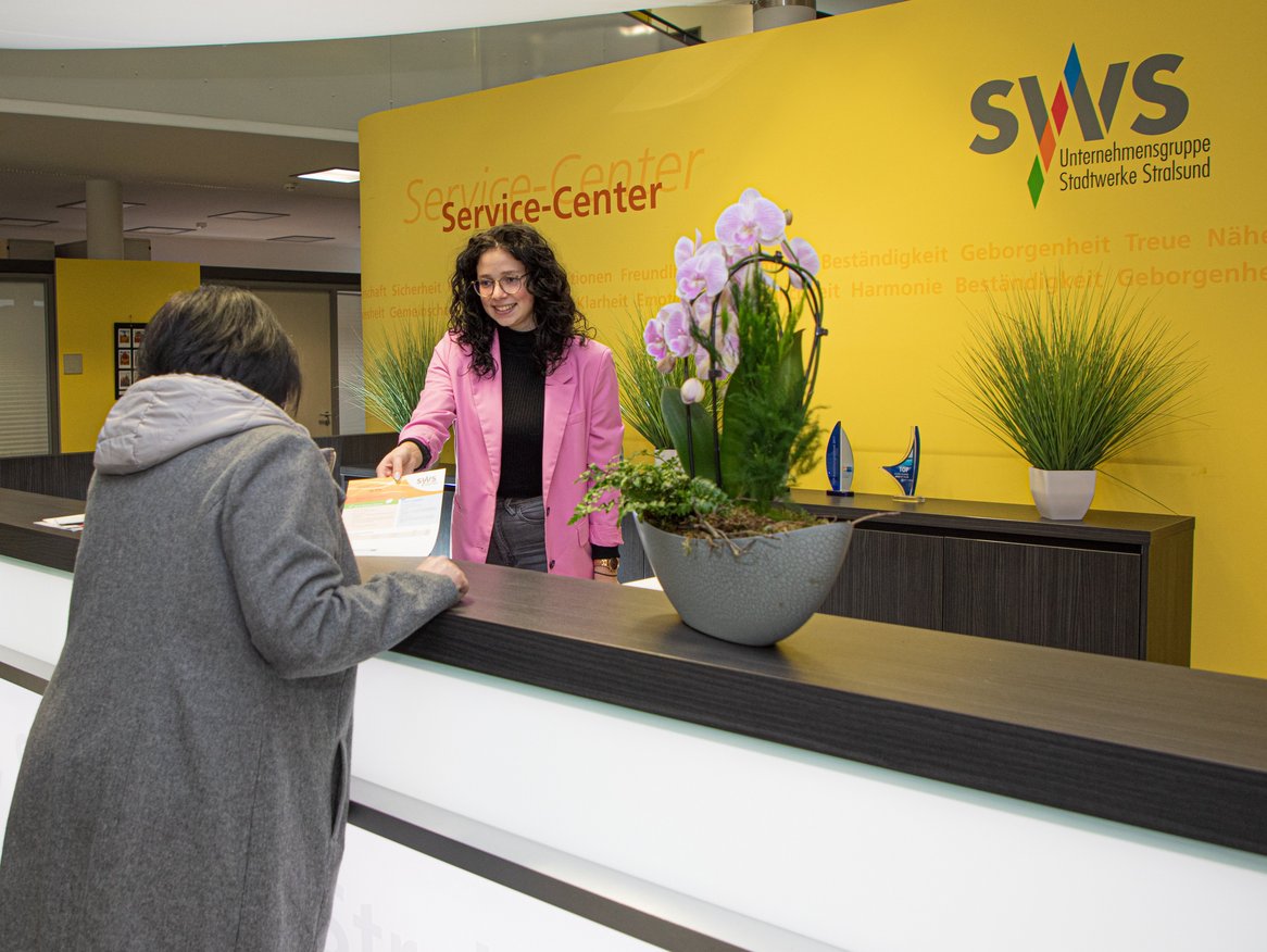 Kundencenter der Stadtwerke Stralsund – Persönlicher Service für Strom-, Gas- und Wärmekunden in Vorpommern-Rügen.
