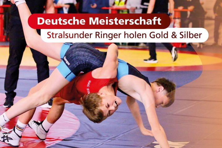 Stralsunder Ringer holen zwei Meistertitel und einmal Silber bei Deutscher Meisterschaft