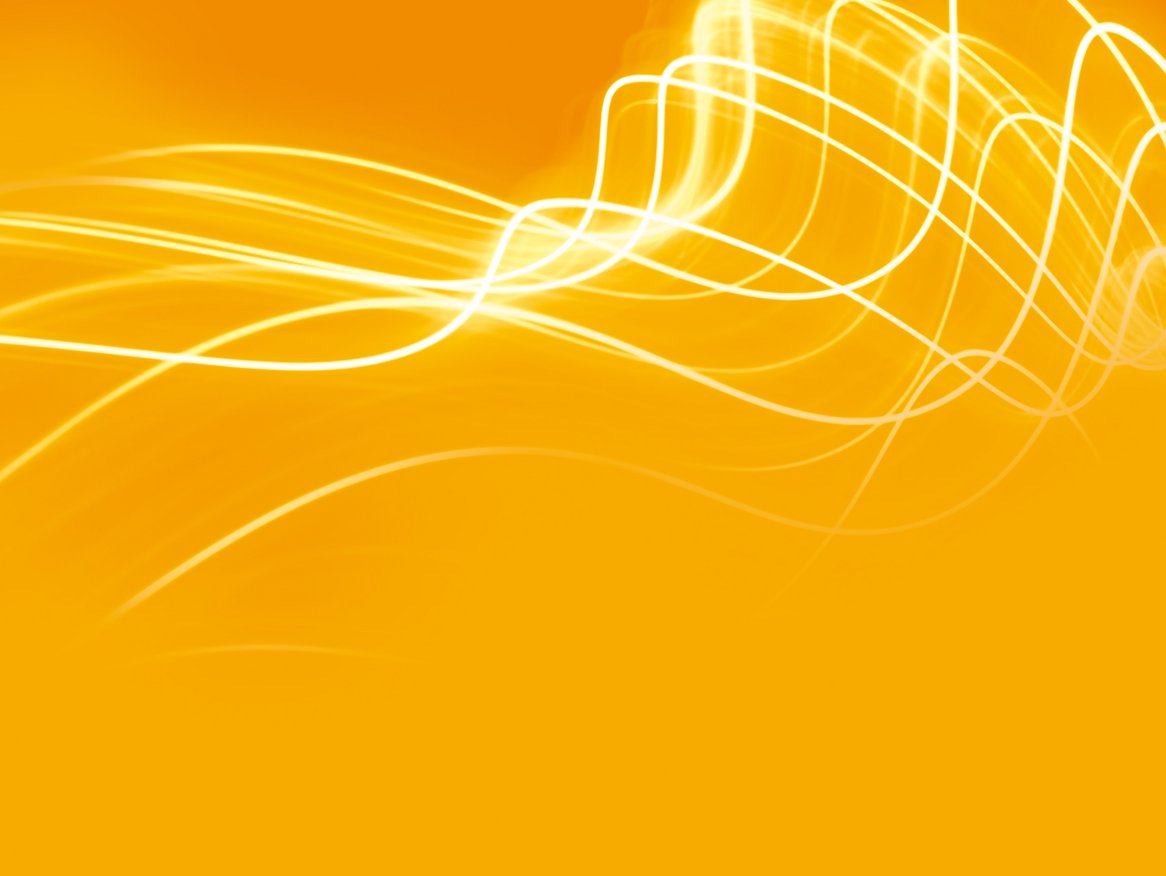 Ein abstraktes Bild von leuchtenden gelben Lichtlinien auf einem orangefarbenen Hintergrund, erstellt durch Langzeitbelichtung oder digitale Grafik, das eine dynamische und energiegeladene Atmosphäre vermittelt.