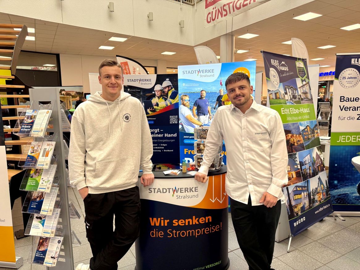 Regionale Bau- und Wohnmesse in Stralsund im Edeka Center Eggert