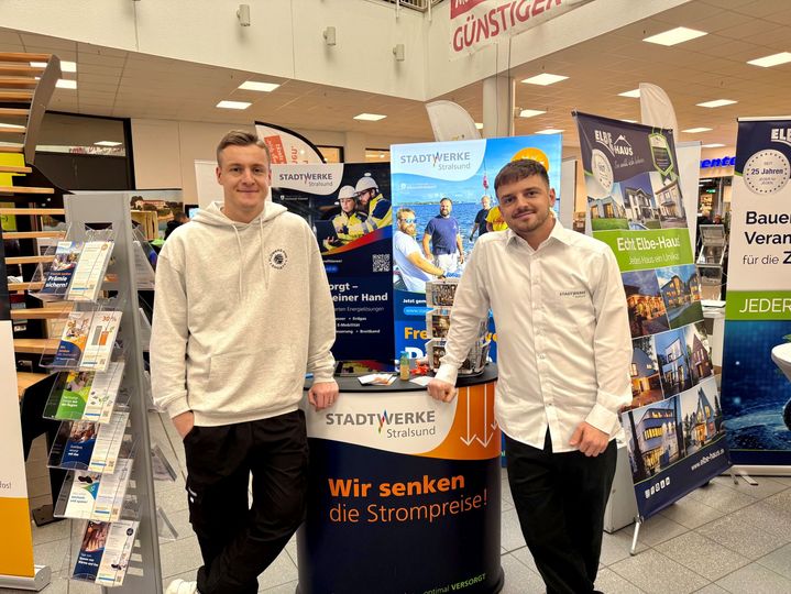 Regionale Bau- und Wohnmesse in Stralsund im Edeka Center Eggert
