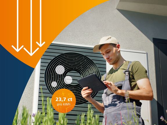 Stadtwerke Stralsund senken Preise für Wärmepumpen und Nachtspeicherheizungen – Techniker bei der Wartung