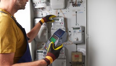 Zählerschrank mit Messstelle Strom
