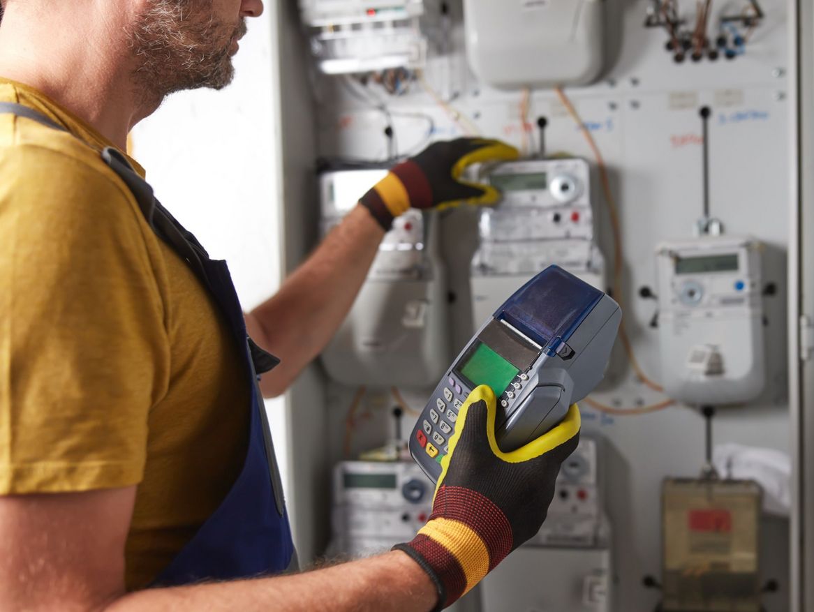Zählerschrank mit Messstelle Strom