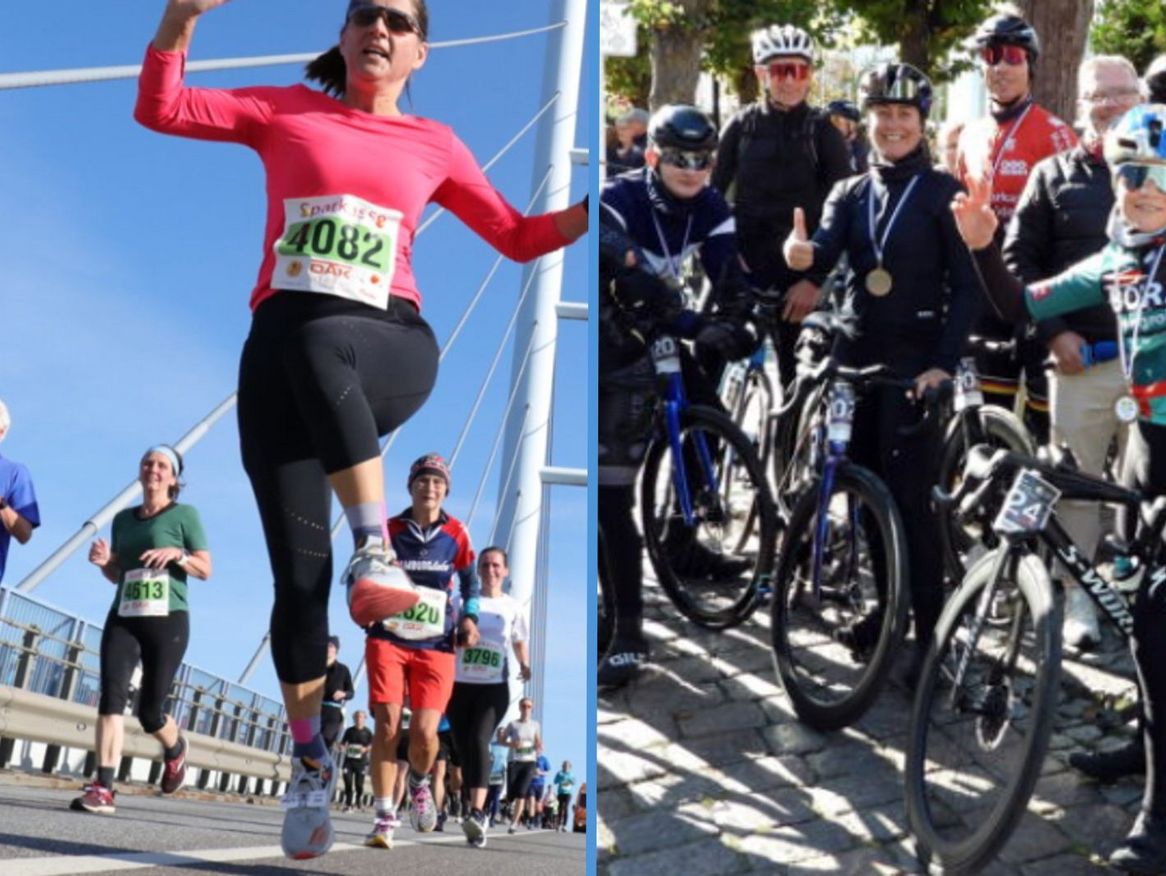 Am 10. Oktober 2026 wird es sportlich in Stralsund. Radfahrer und Läufer überqueren die Rügenbrücke beim Rügenbrückenmarathon und der Tour d' Allée.