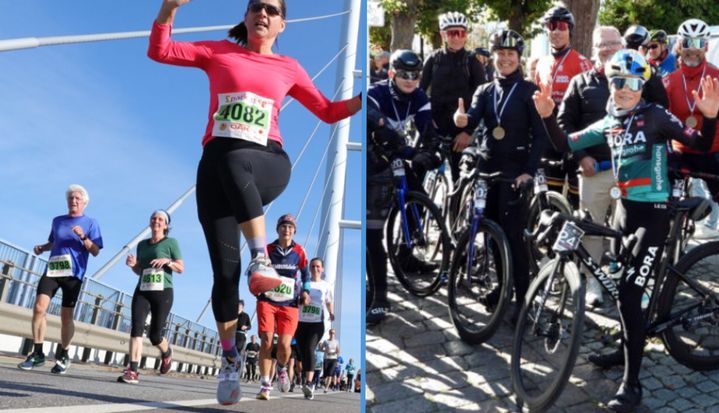 Am 10. Oktober 2026 wird es sportlich in Stralsund. Radfahrer und Läufer überqueren die Rügenbrücke beim Rügenbrückenmarathon und der Tour d' Allée.
